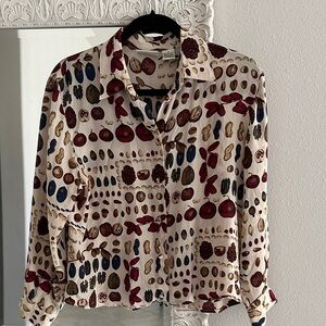 Riva Silk Vintage Nut Top